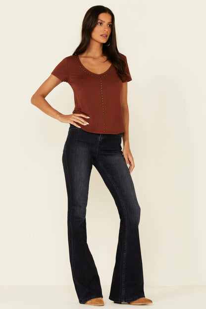 Women Honky Tonk Studded Top | Idyllwind