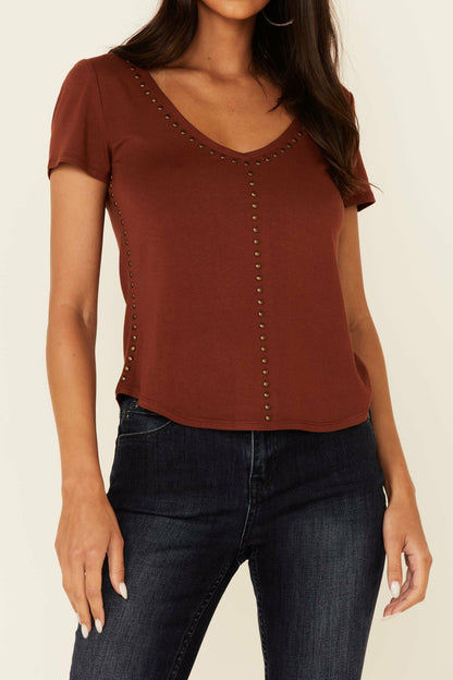 Women Honky Tonk Studded Top | Idyllwind
