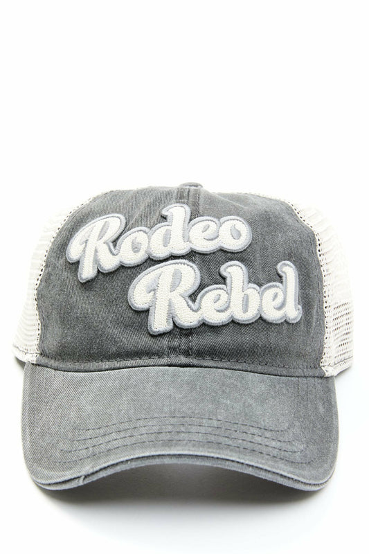 Women Rodeo Rebel Embroidered Mesh-Back Baseball Hat | Idyllwind