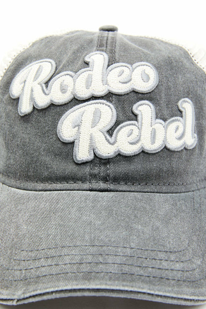 Women Rodeo Rebel Embroidered Mesh-Back Baseball Hat | Idyllwind