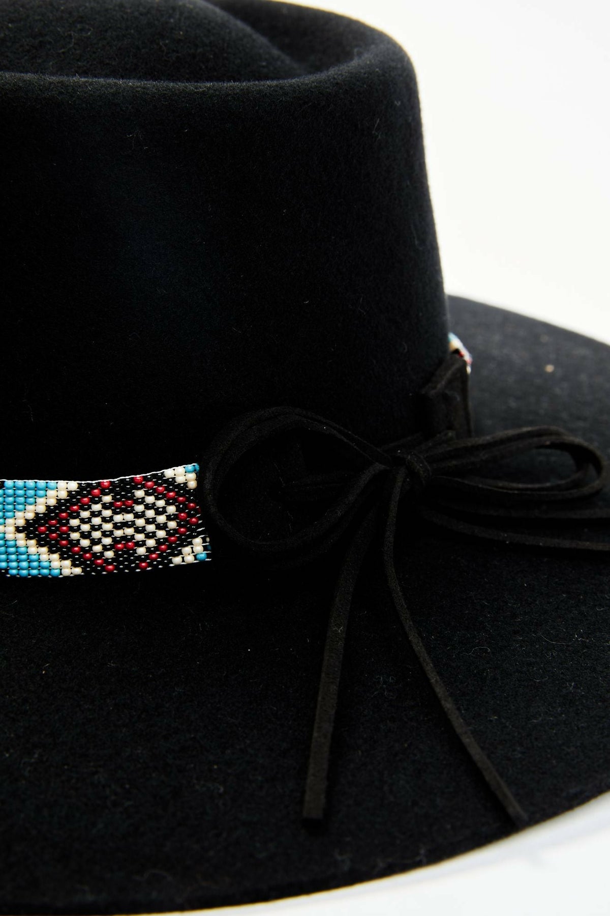 Women Draw The Line Beaded Band Wool Felt Western Hat | Idyllwind