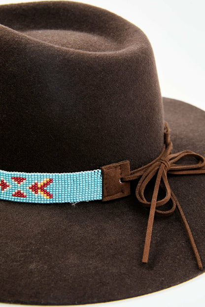 Women Thunderbird Beaded Band Wool Felt Western Hat | Idyllwind