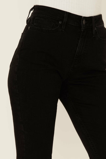 Women Velvet Touch High Rise Bootcut Brushed Denim Jeans | Idyllwind