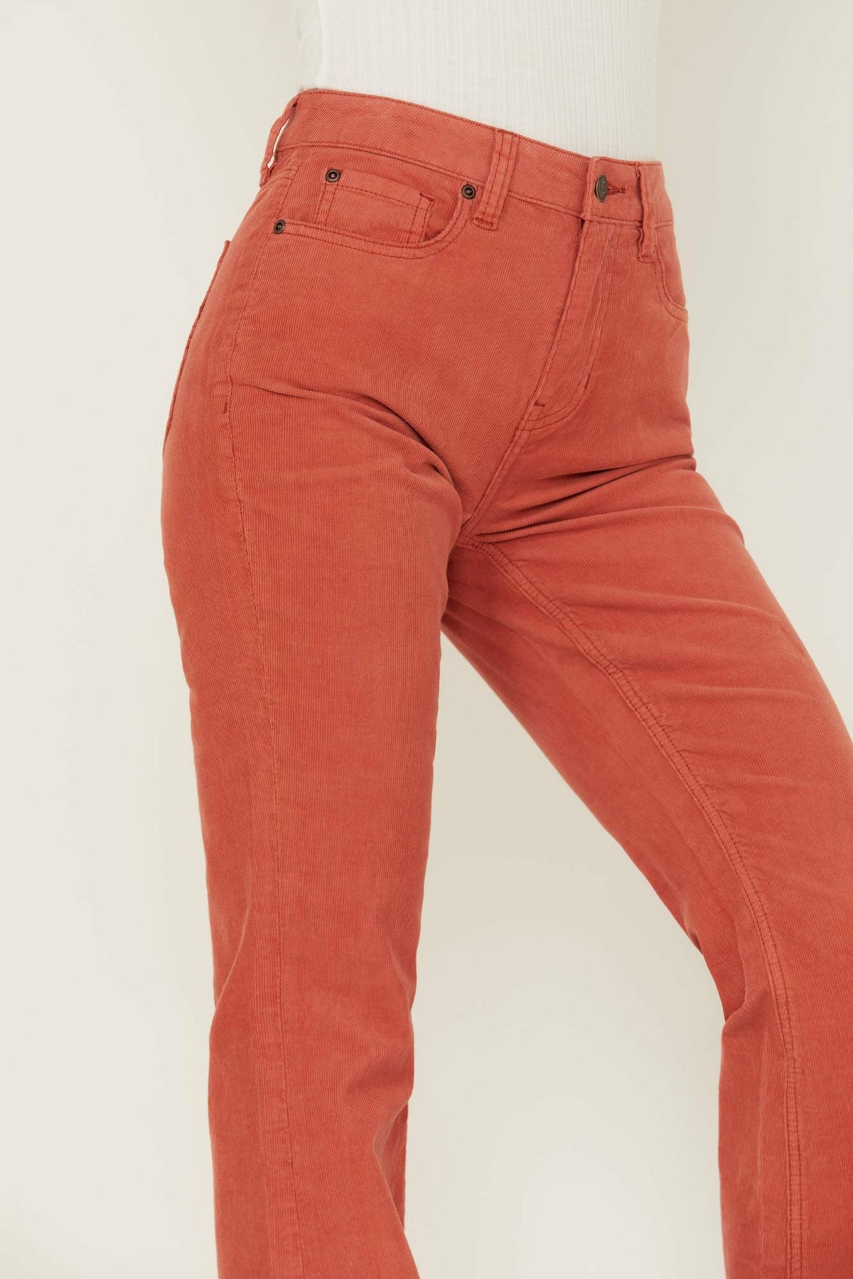 Women High Risin' Hot Sauce Stretch Signature Back Pockets Flare Corduroy Jeans | Idyllwind