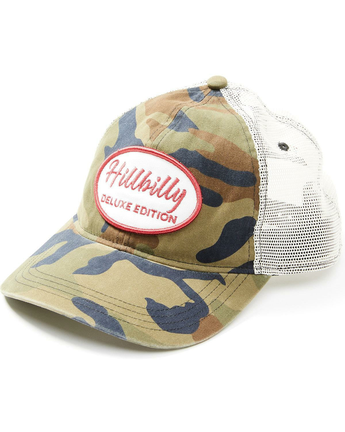 Women Camo Print Hillbilly Deluxe Mesh-Back Baseball Hat | Idyllwind