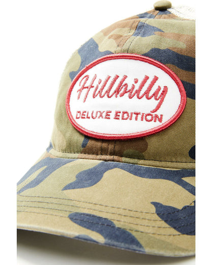 Women Camo Print Hillbilly Deluxe Mesh-Back Baseball Hat | Idyllwind