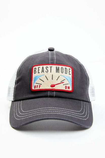 Women Grey Beast Mode Mesh-Back Baseball Hat | Idyllwind