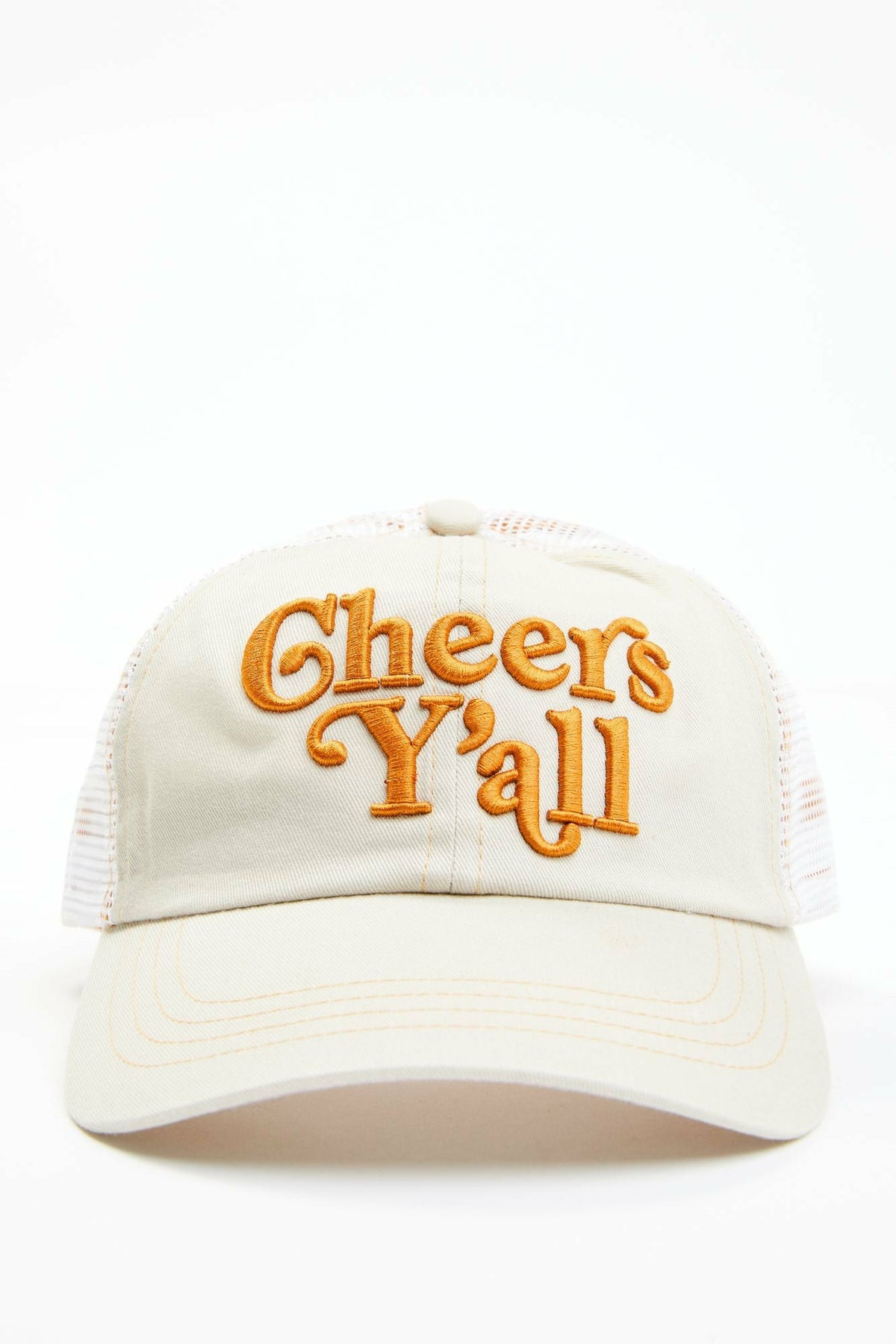 Women Cheers Ya'll Embroidered Mesh-Back Baseball Hat | Idyllwind