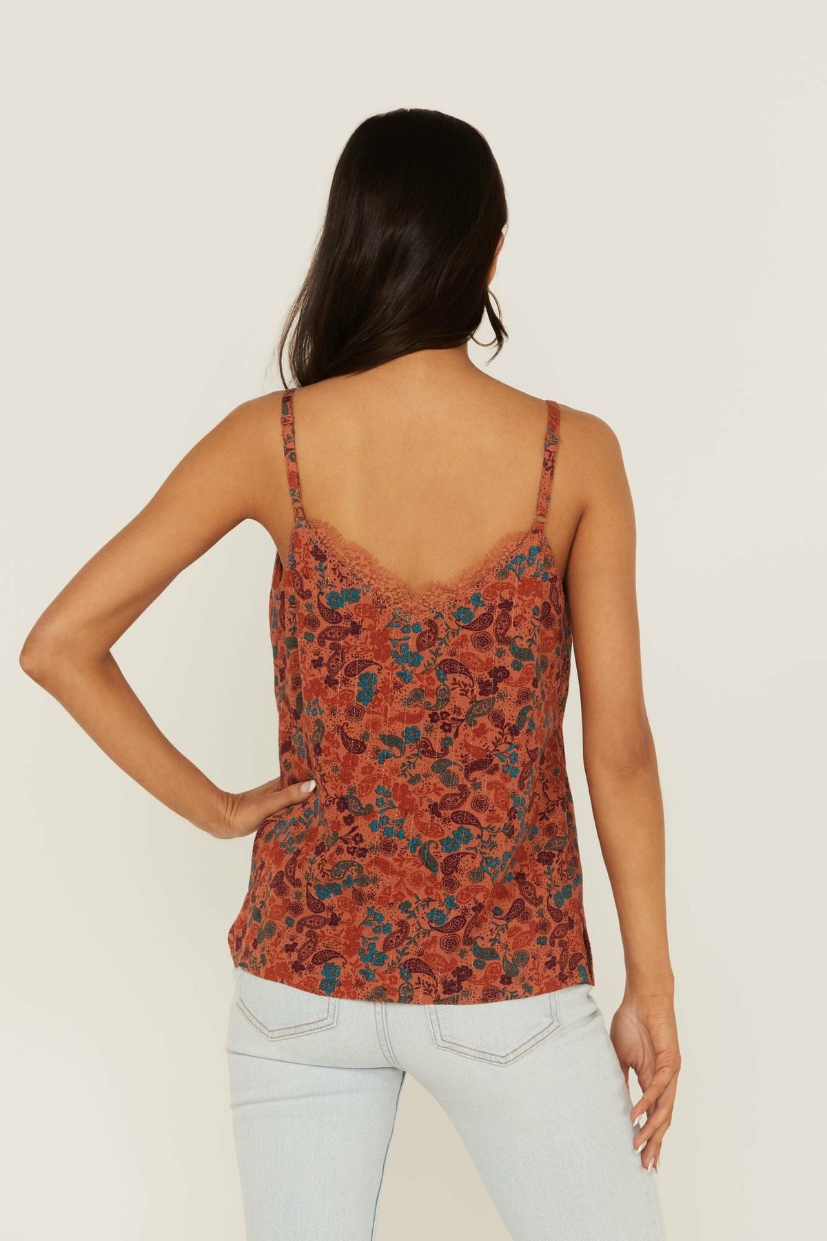 Women Lurex Little Lace Tank Top | Idyllwind
