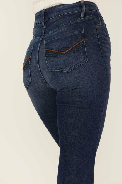 Women Dark Wash De Soto High Risin Rebel Bootcut Jeans | Idyllwind