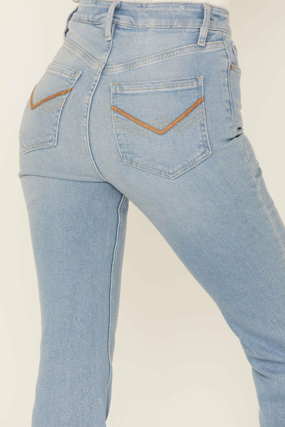 Women Light Wash Laredo High Rise Rebel Bootcut Jeans | Idyllwind