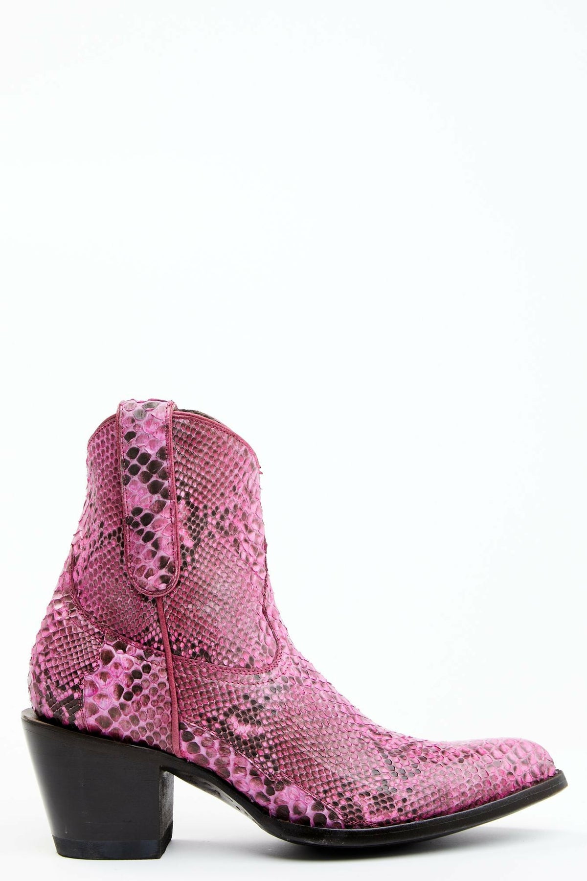 Women Exotic Python Western Bootie - Round Toe | Idyllwind