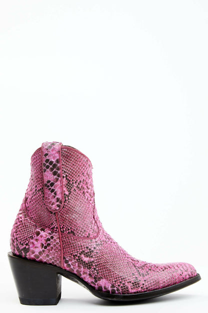 Women Exotic Python Western Bootie - Round Toe | Idyllwind