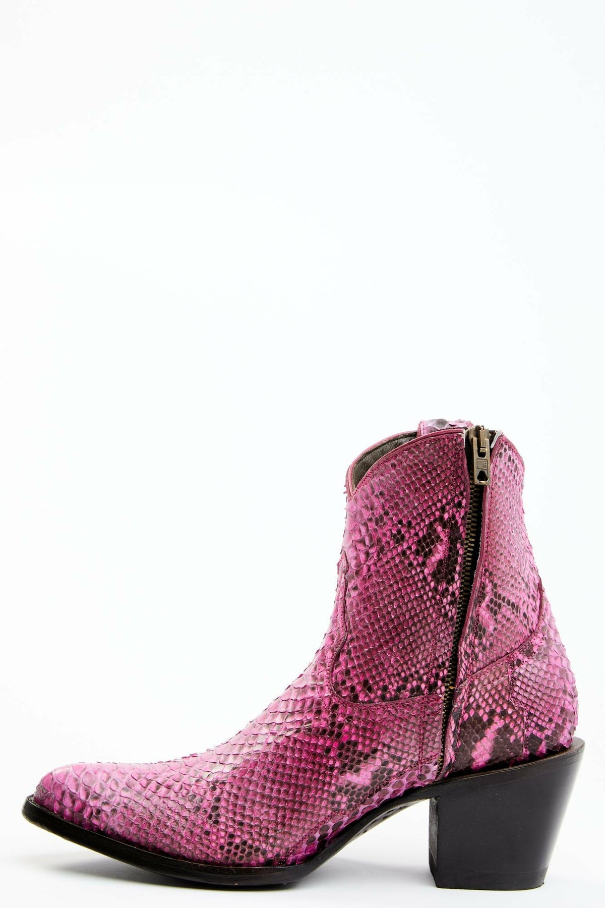 Women Exotic Python Western Bootie - Round Toe | Idyllwind