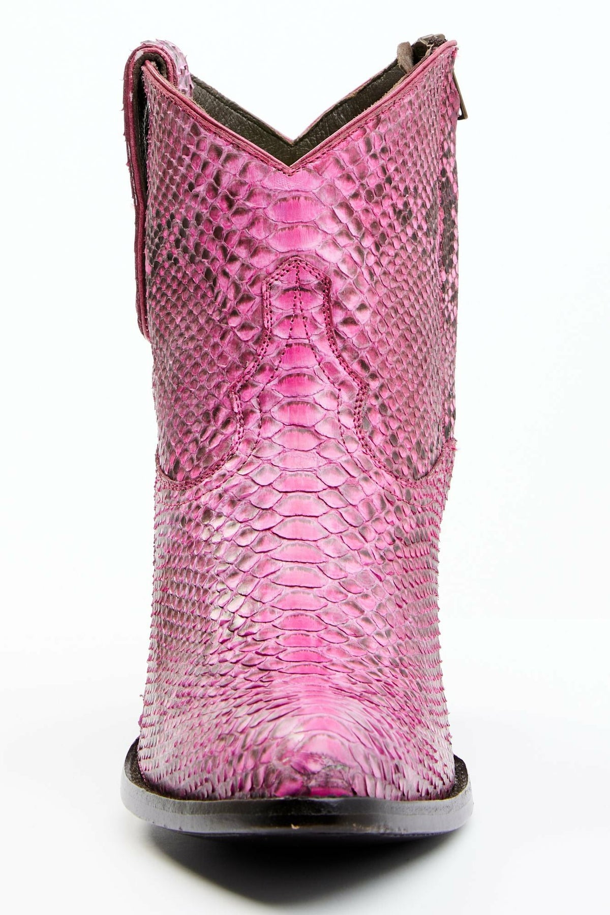 Women Exotic Python Western Bootie - Round Toe | Idyllwind