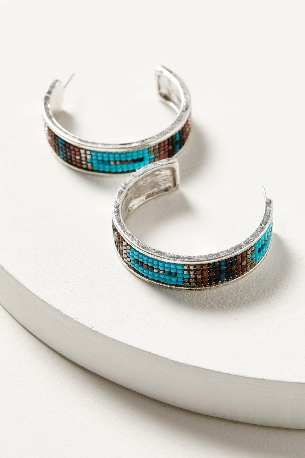 Women Cheshire Beaded Hoop Earrings | Idyllwind