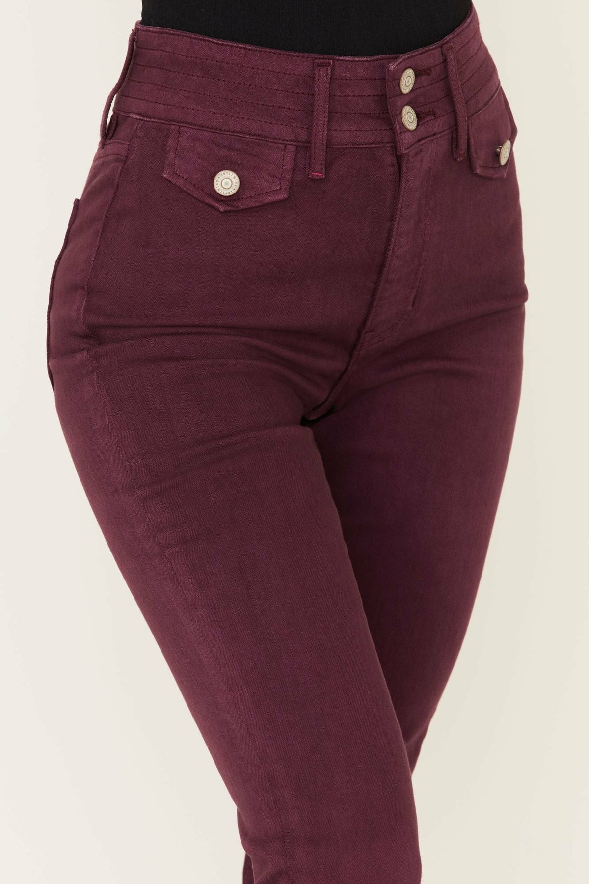 Women High Rise Flap Pocket Outlaw Flare Jeans | Idyllwind