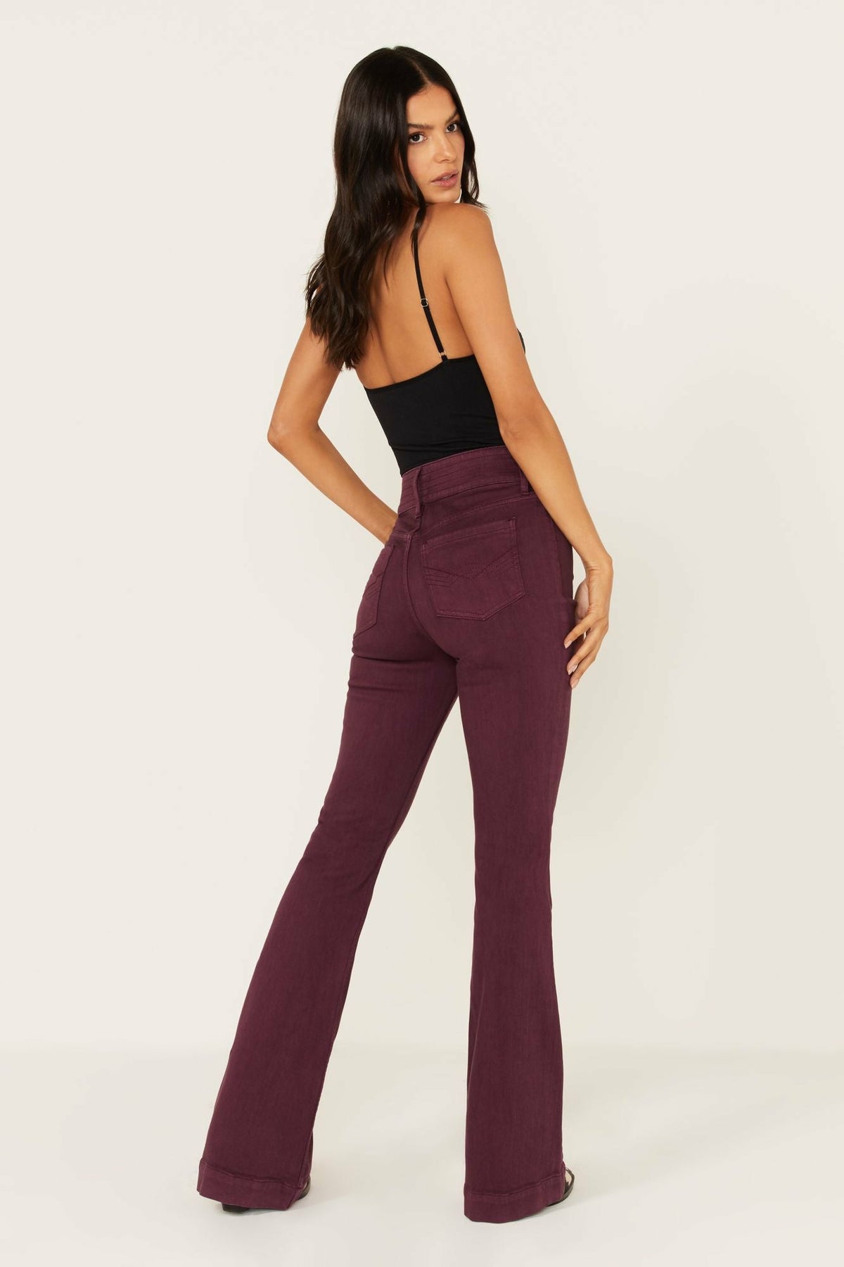 Women High Rise Flap Pocket Outlaw Flare Jeans | Idyllwind