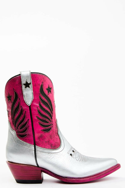 Women Metallic Star Inlay Roadie Western Booties - Round Toe | Idyllwind