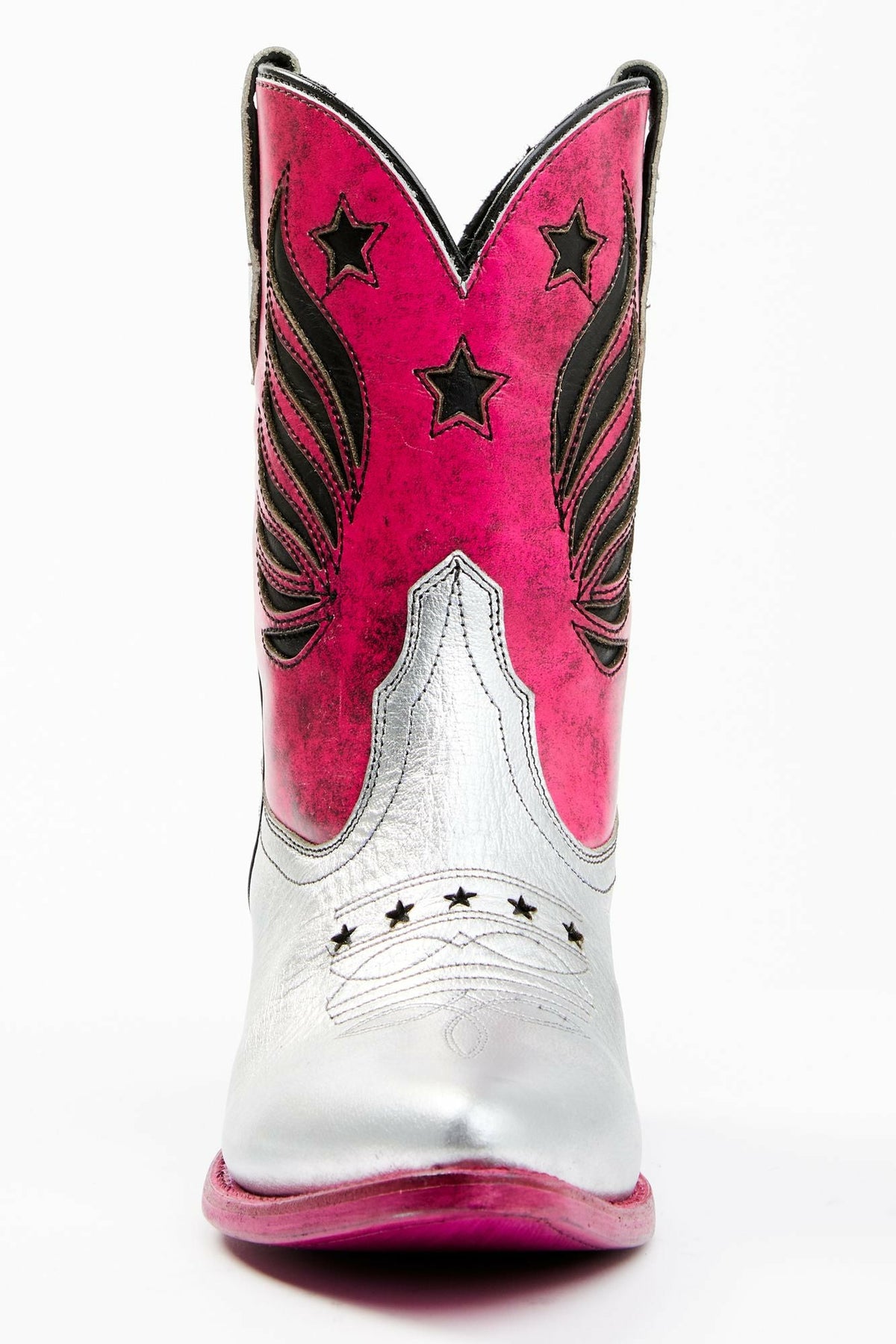 Women Metallic Star Inlay Roadie Western Booties - Round Toe | Idyllwind