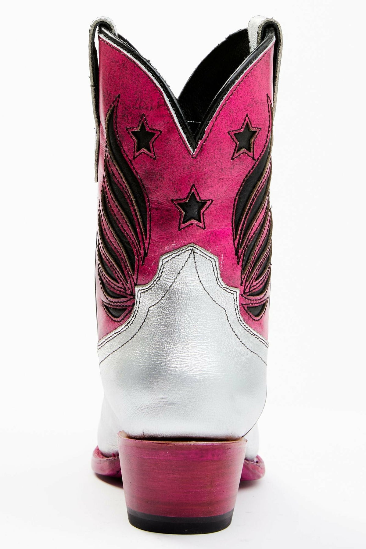 Women Metallic Star Inlay Roadie Western Booties - Round Toe | Idyllwind