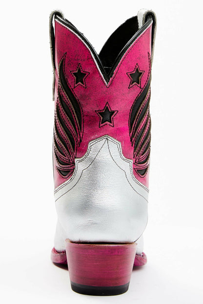 Women Metallic Star Inlay Roadie Western Booties - Round Toe | Idyllwind