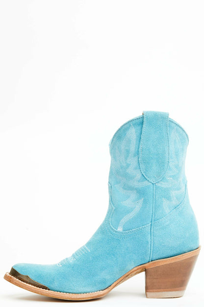 Women Wheels Bluebird Suede Fashion Western Booties - Round Toe | Idyllwind