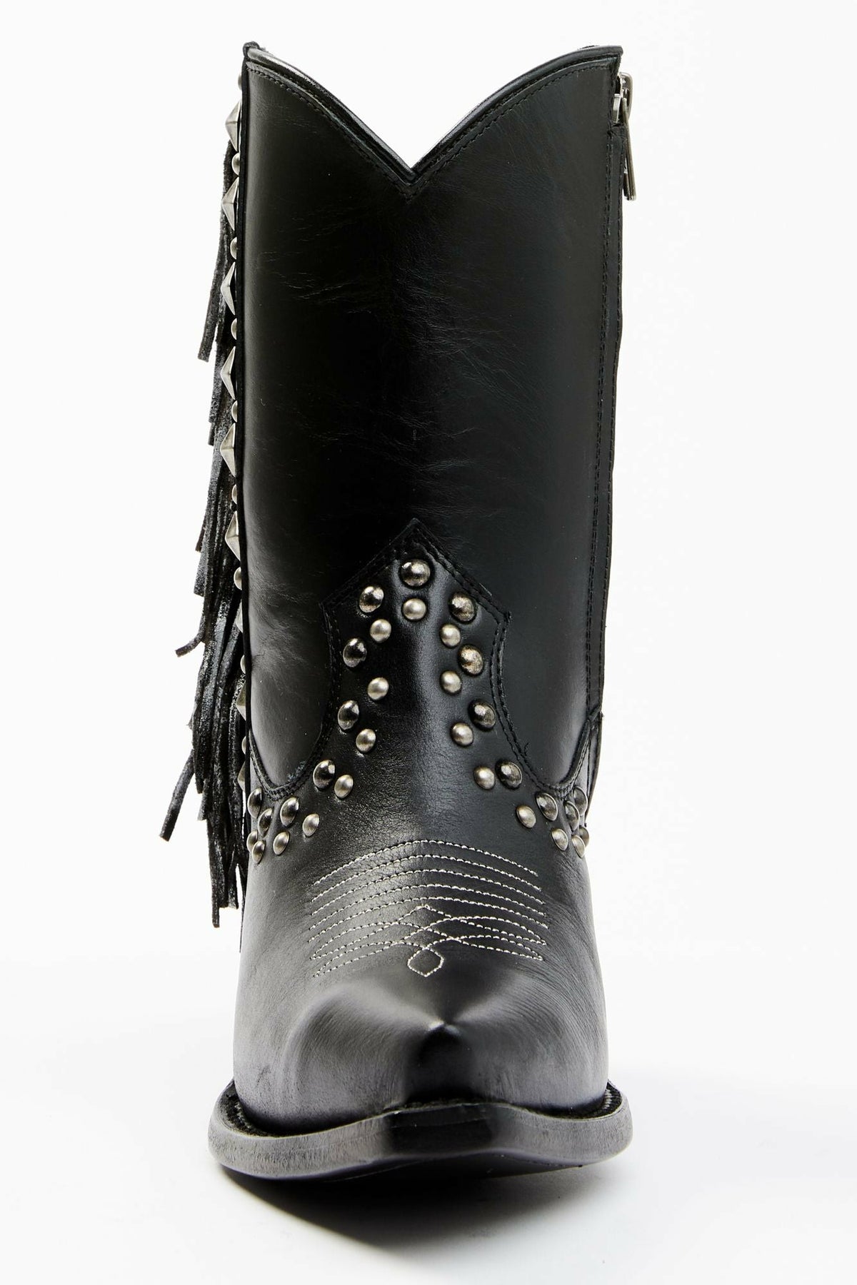 Women Studded Fringe Day Trip Cowgirl Boots - Snip Toe | Idyllwind