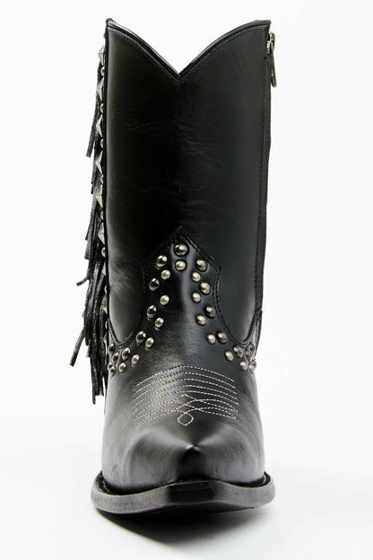 Women Studded Fringe Day Trip Cowgirl Boots - Snip Toe | Idyllwind