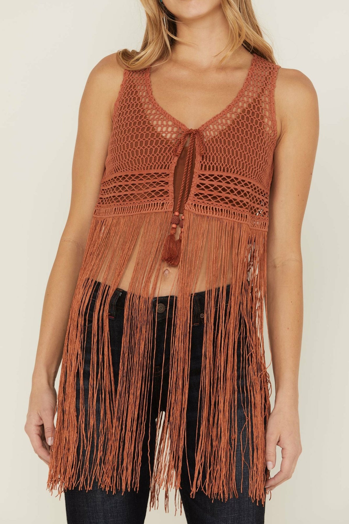 Women Hawls Nest Crochet Vest | Idyllwind