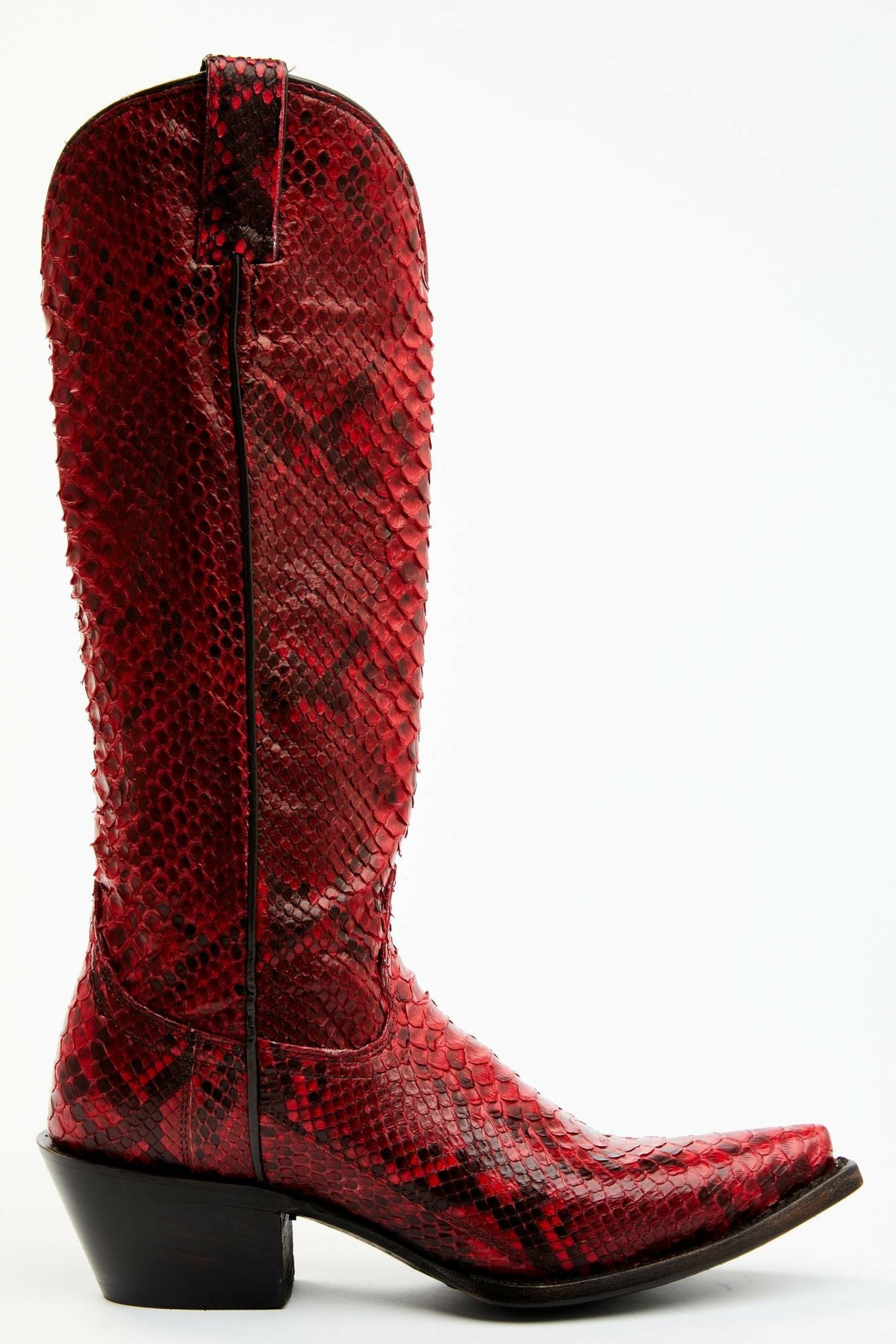 Women Slay Red Python Tall Western Boots - Snip Toe | Idyllwind