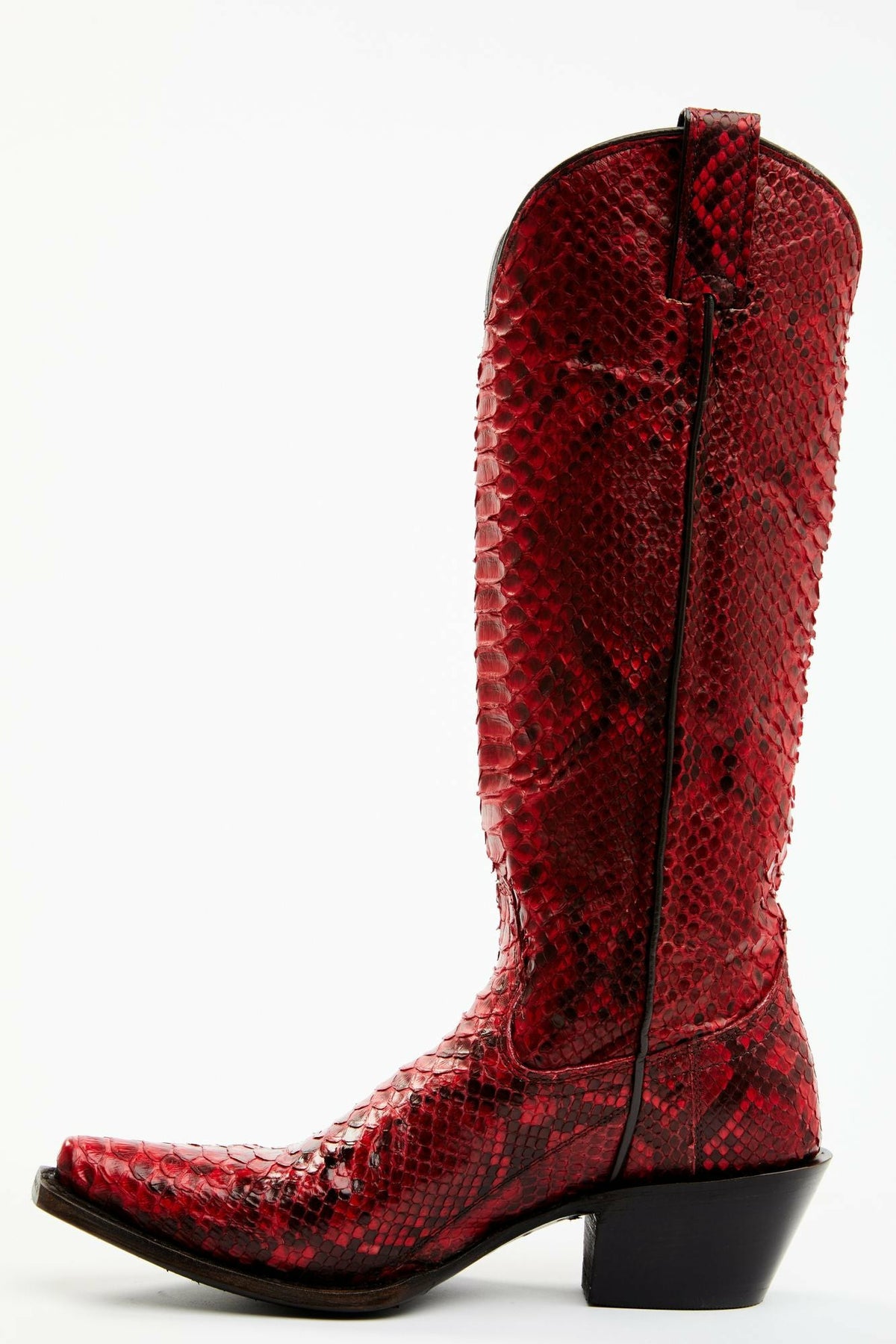 Women Slay Red Python Tall Western Boots - Snip Toe | Idyllwind