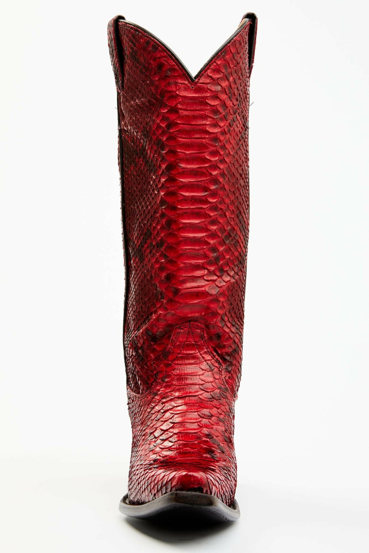 Women Slay Red Python Tall Western Boots - Snip Toe | Idyllwind