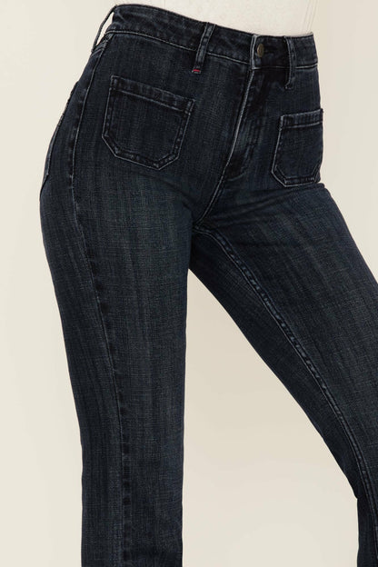 Women Hickory Place Dark Wash High Risin' Bootcut Jeans | Idyllwind