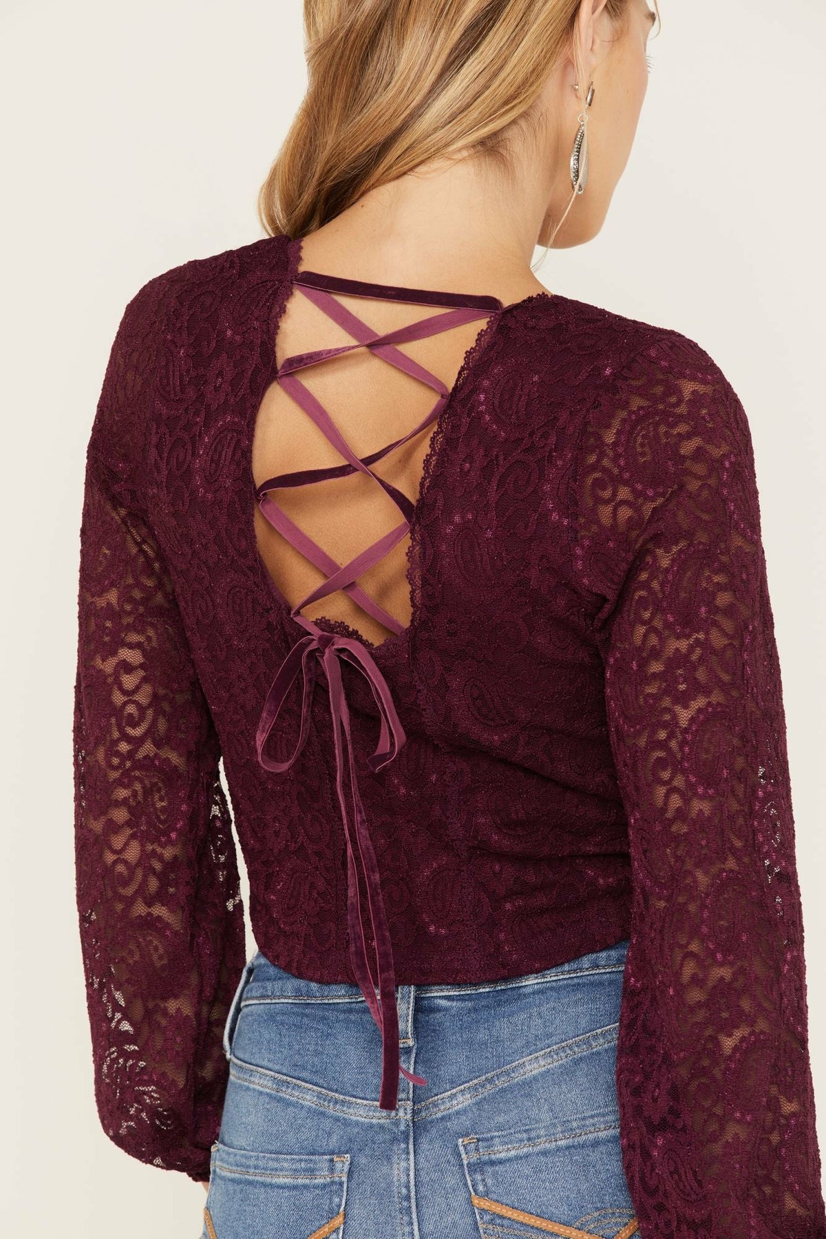 Women Date Night Floral Lace Crop Top | Idyllwind