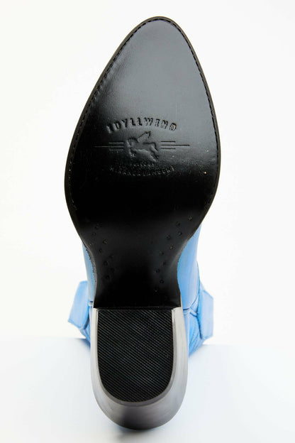 Women Wheels Metallic Royale Leather Western Booties - Round Toe | Idyllwind