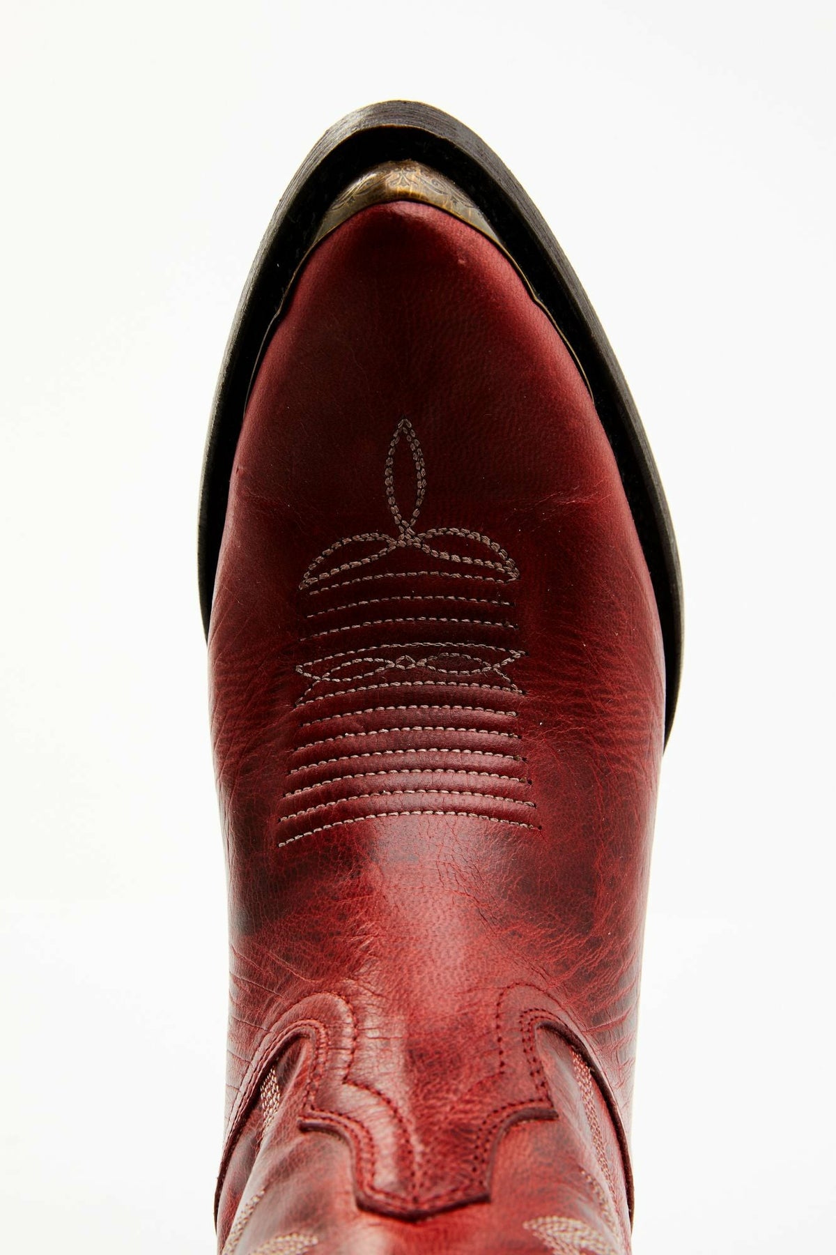Women Wheels Red Leather Western Booties - Round Toe | Idyllwind