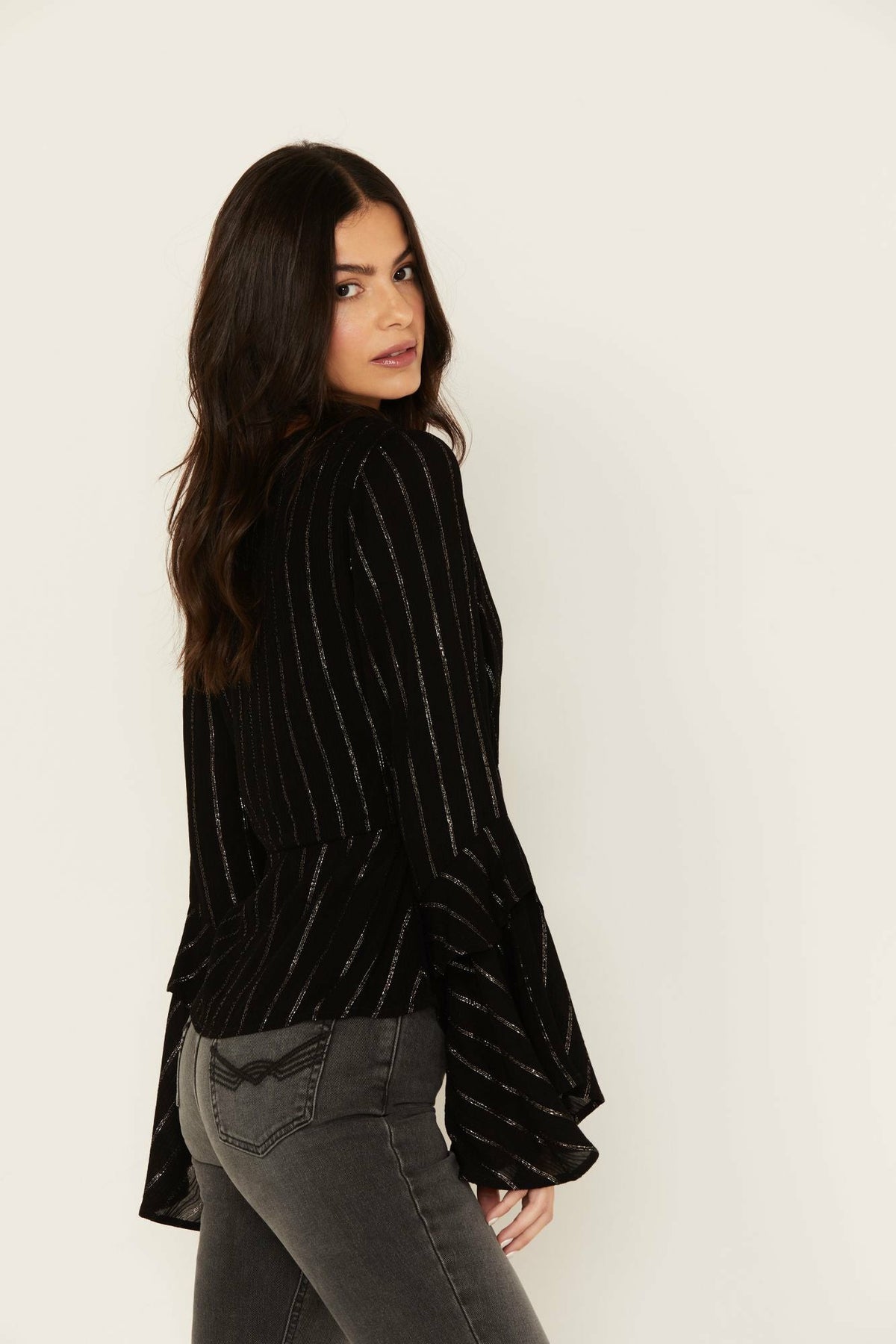 Women Lafayette Metallic Stripe Top | Idyllwind