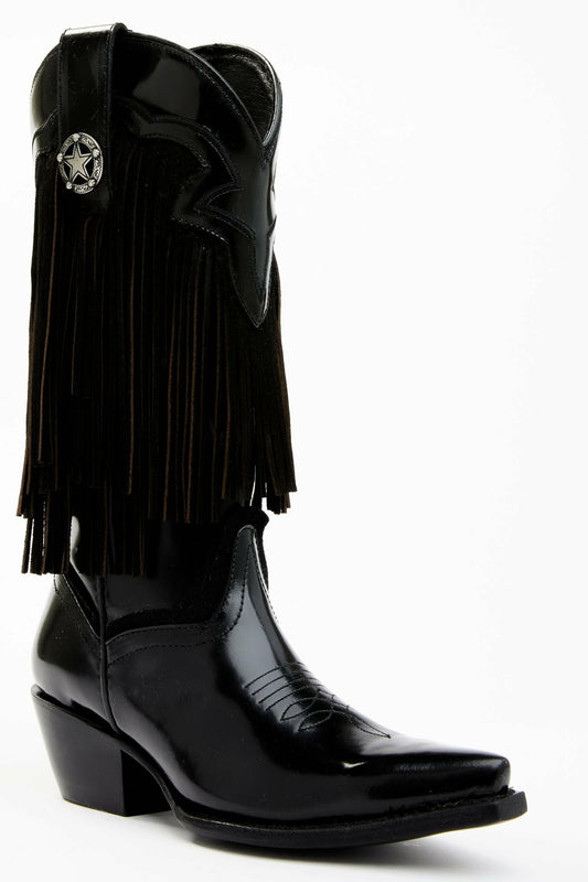 Women Trooper Fringe Western Boots - Snip Toe | Idyllwind