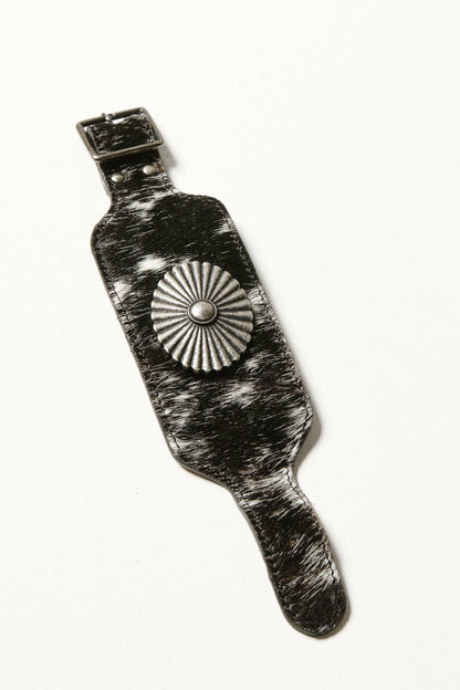 Women Newell Hair-on Cowhide Bracelet | Idyllwind