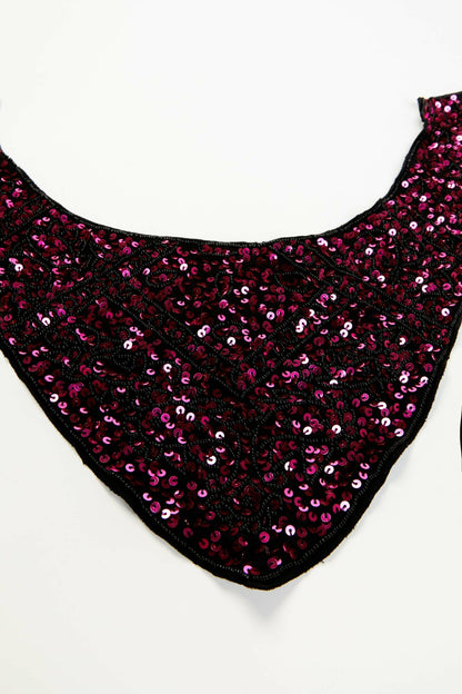 Women Monroe Fuchsia Sequin Bandana Necklace | Idyllwind
