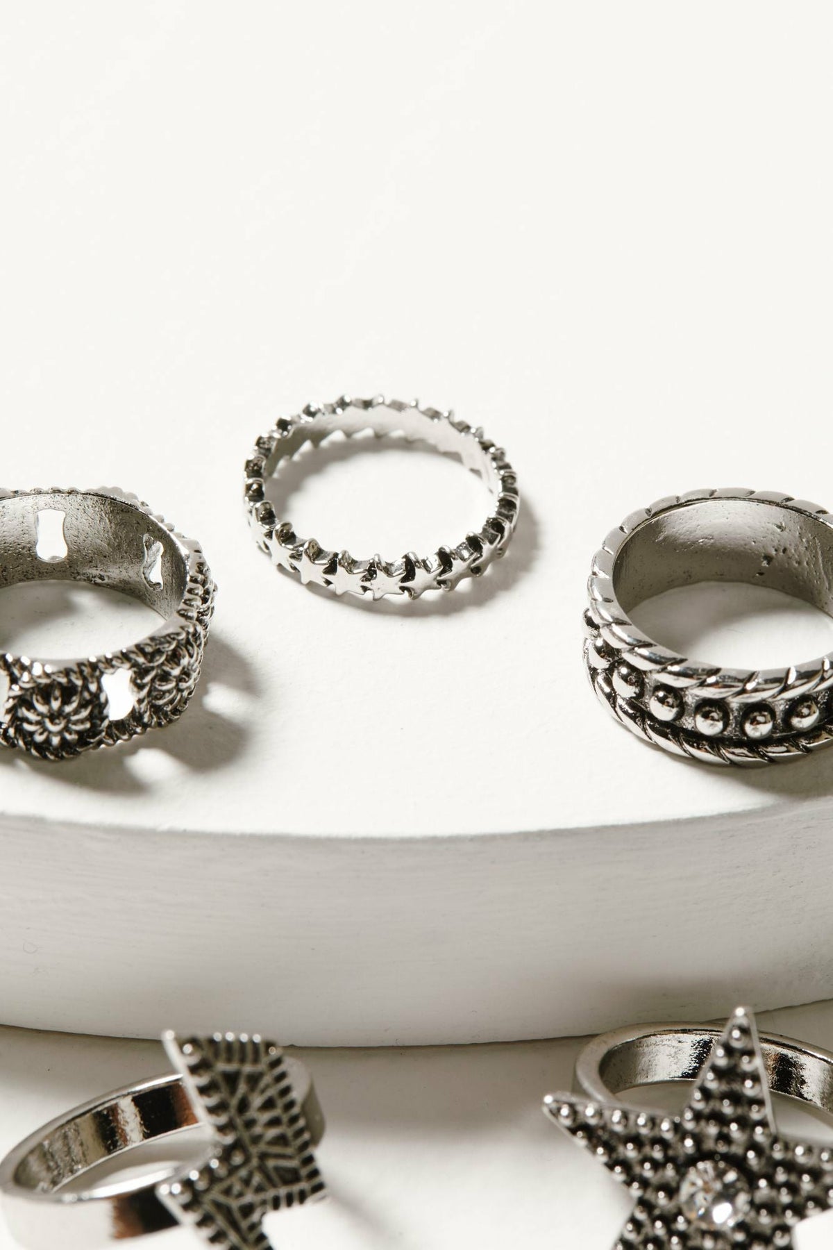 Women Lauderdale 5-piece Silver Ring Set | Idyllwind