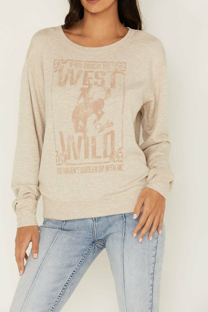 Women Wild West Graphic Sweatshirt | Idyllwind