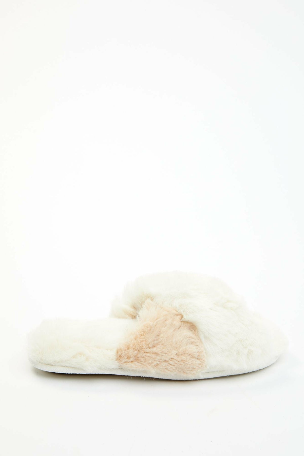 Women Aspen Cream Faux Fur Slippers | Idyllwind