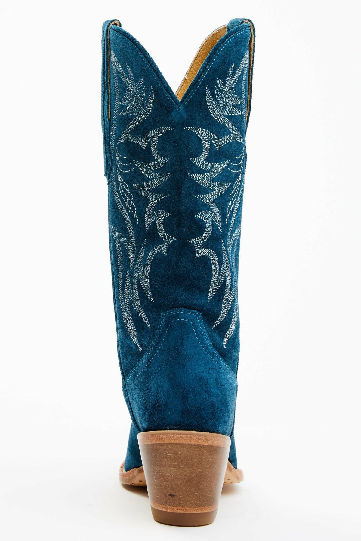 Women Charmed Life Teal Suede Western Boots - Round Toe | Idyllwind