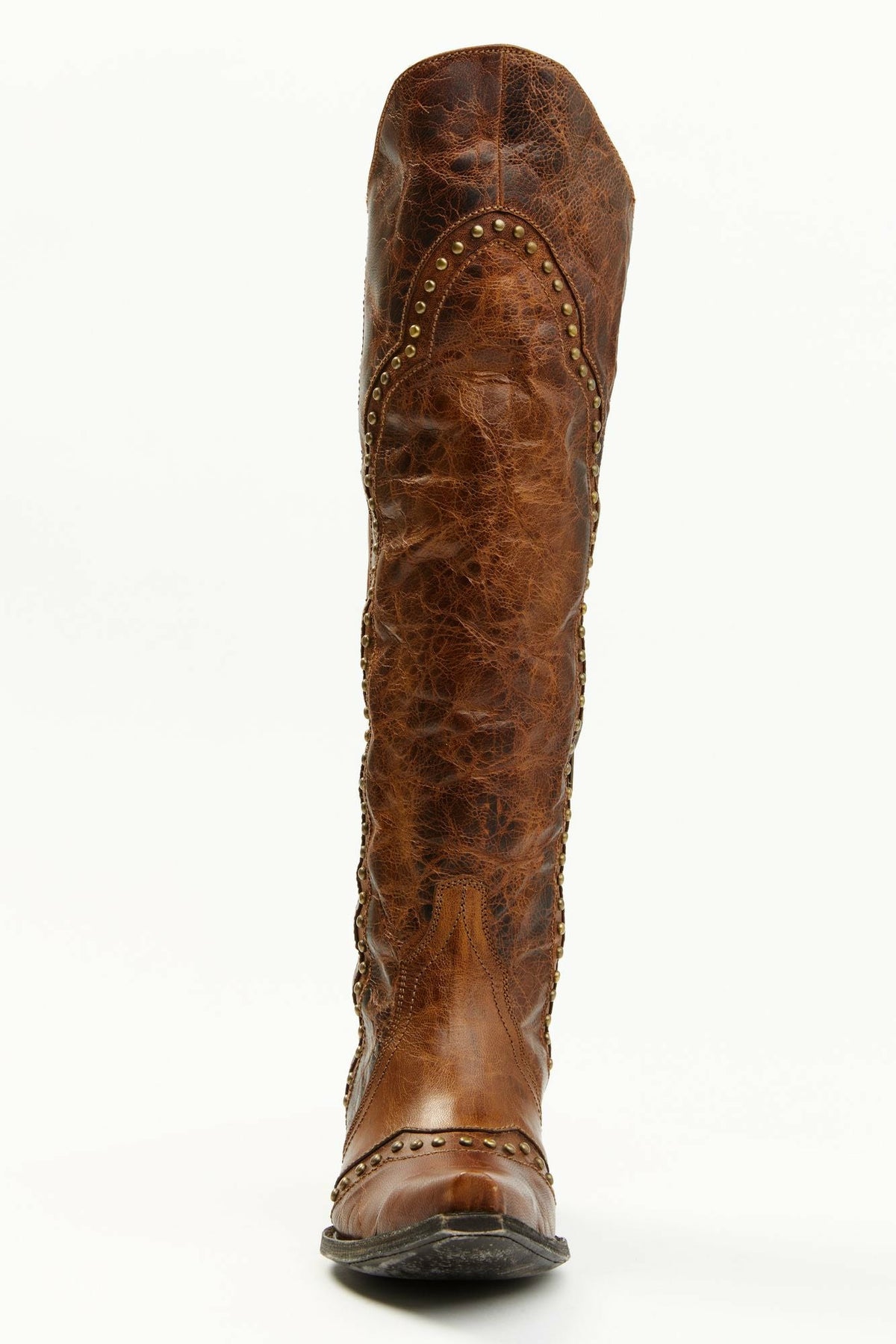 Women Straight Up Orix Goat Studded Leather Tall Western Boots - Snip Toe | Idyllwind