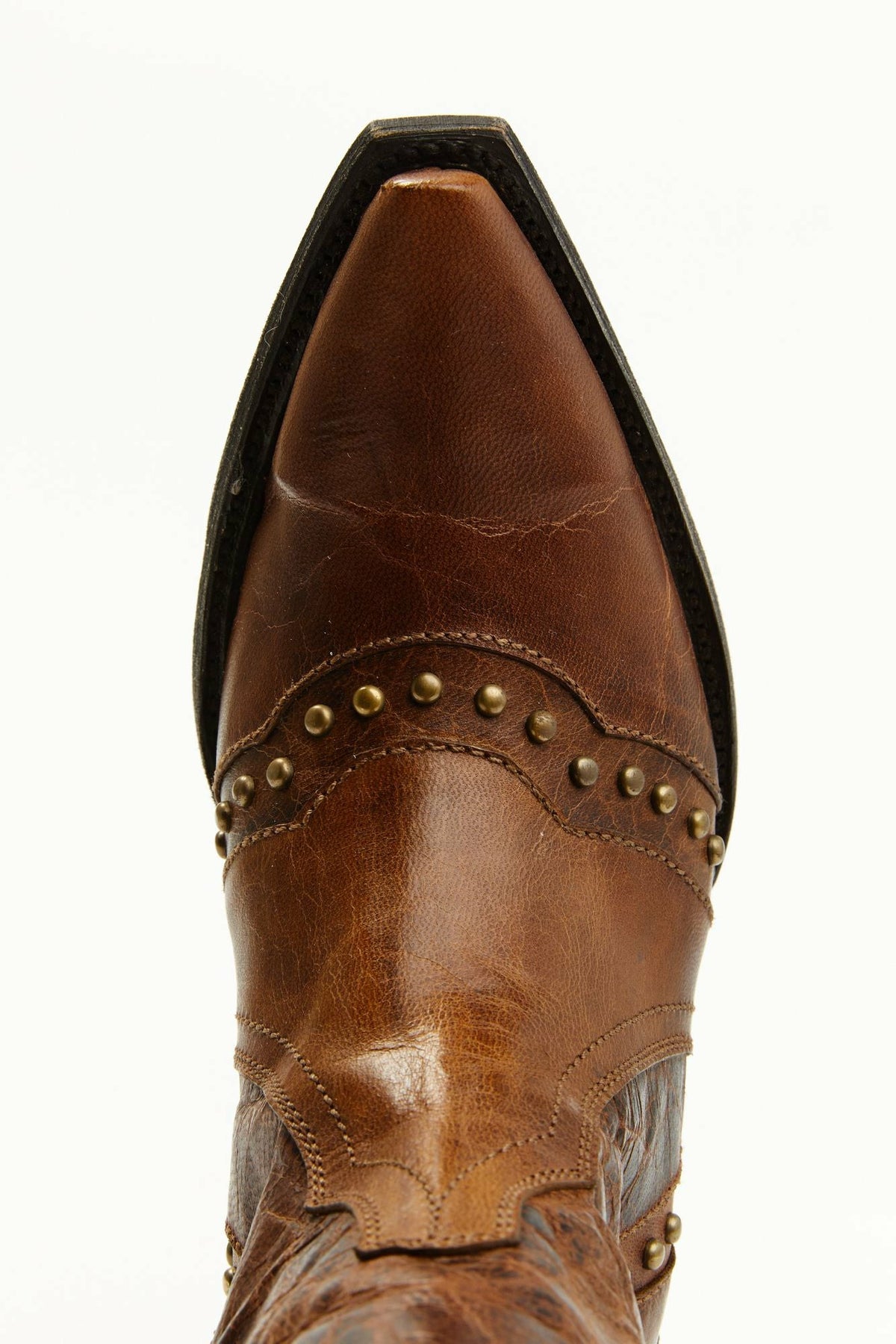 Women Straight Up Orix Goat Studded Leather Tall Western Boots - Snip Toe | Idyllwind