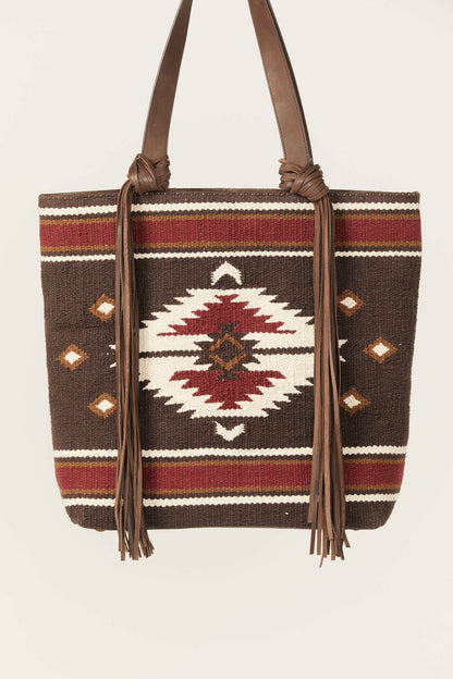 Women Antioch Pike Fringe Tote Handbag | Idyllwind