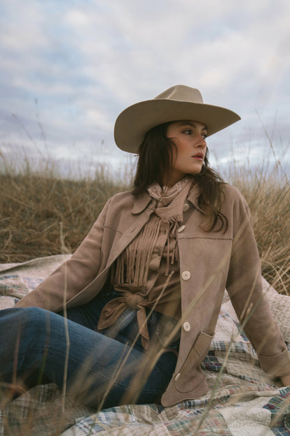Women Daiseta Suede Shacket Jacket | Idyllwind