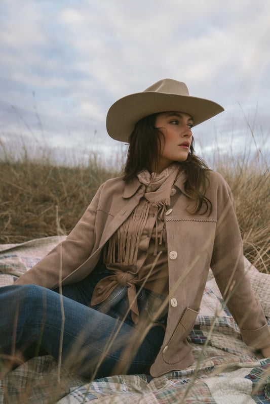 Women Daiseta Suede Shacket Jacket | Idyllwind